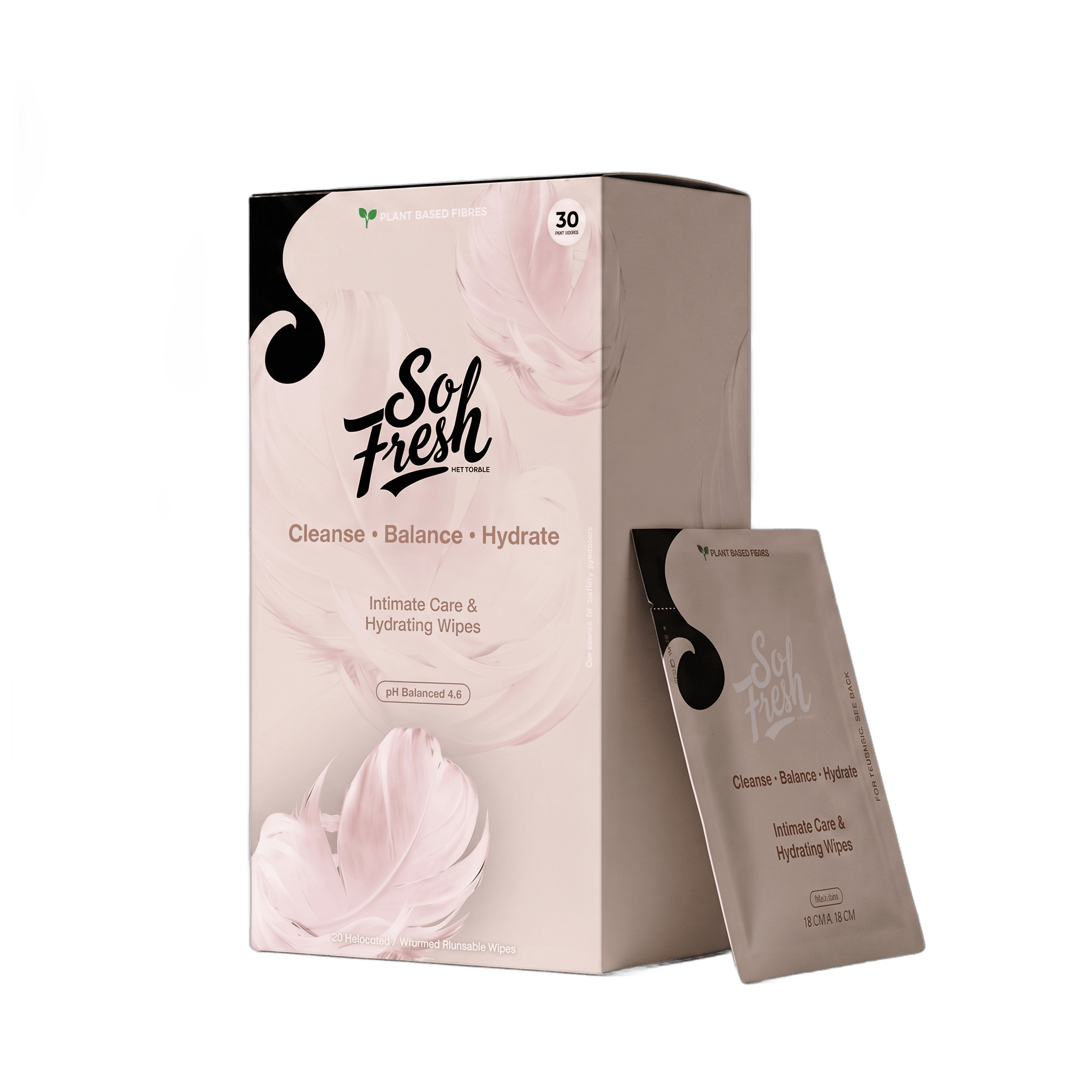 So Fresh Intimate Care & Hydrating Wipes pack